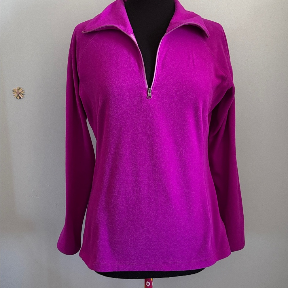 Columbia Glacial Half-Zip Fleece Pullover Purple Size M